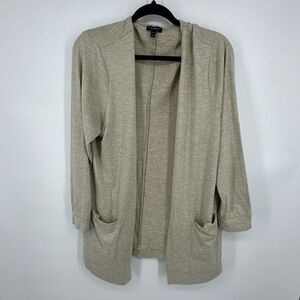 Lane Bryant Women's Tan/Beige Shawl Sweater Wrap Size 14/16‎